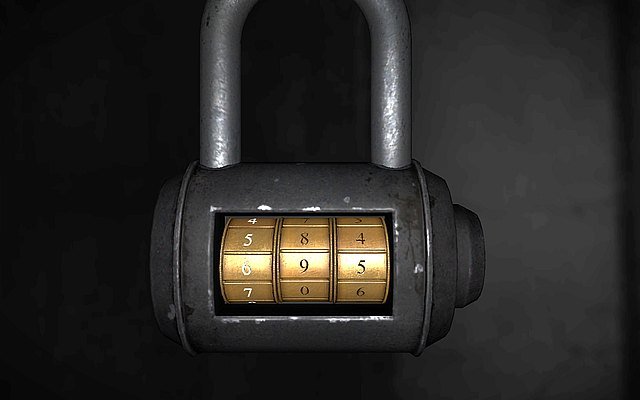 Use number combination locks for safety of valuable items